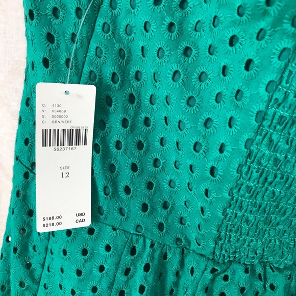 NWT Anthropologie Maeve Lelia Eyelet Midi Dress - Picture 5 of 9